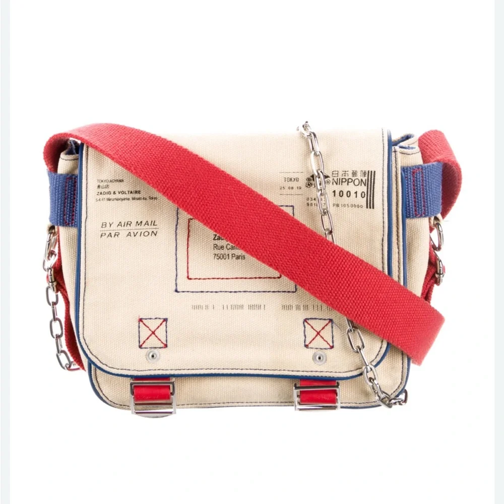 Zadig&Voltaire Canvas Messenger Bag - Picture 1 of 12